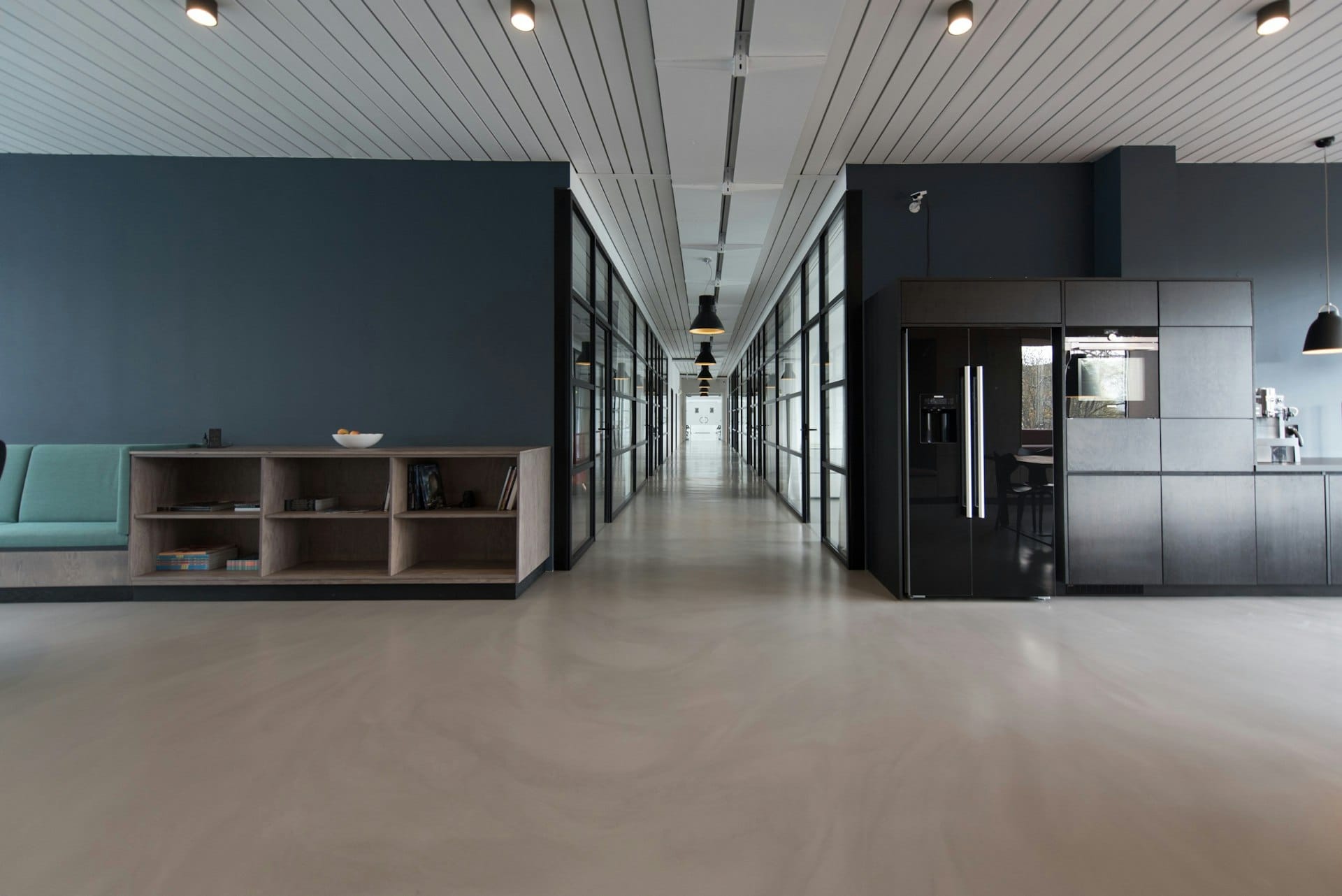 Modern office meeting space